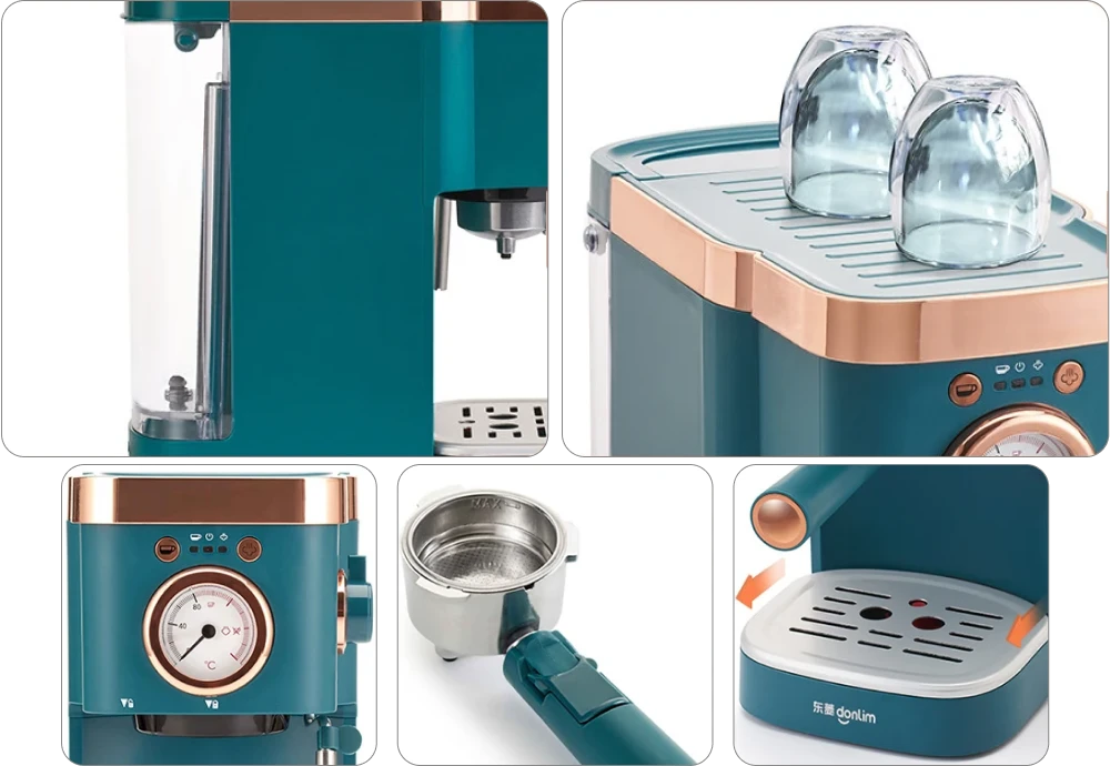 small espresso machine with grinder