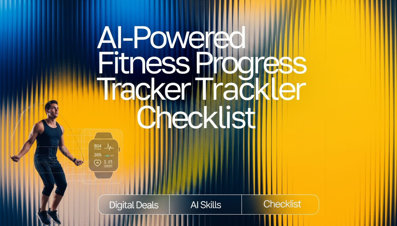 AI Fitness Progress Tracker: Printable + Digital Checklist