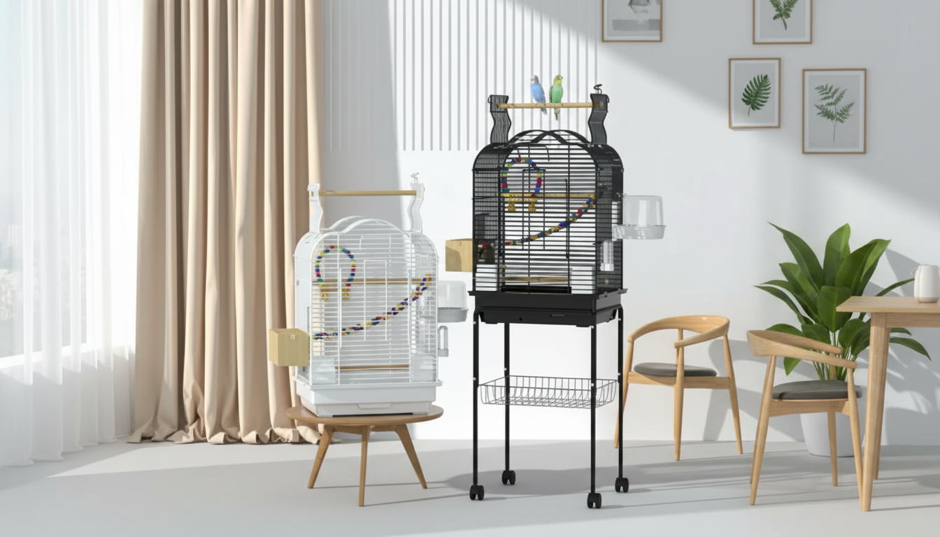 All-Weather Outdoor Bird Cages: Rain & Snow Safety